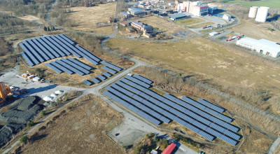 Solar park Freienhufen Sonne