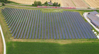 Solar park Kreuzbergfeld